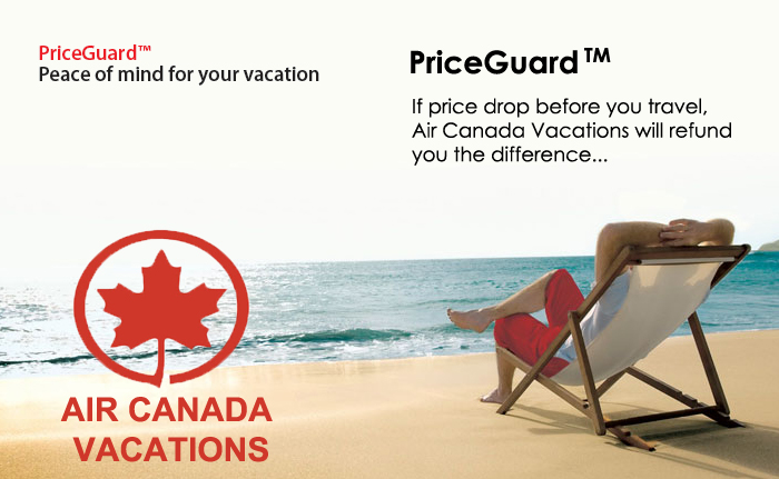 Air Canada Vacations Price Guard