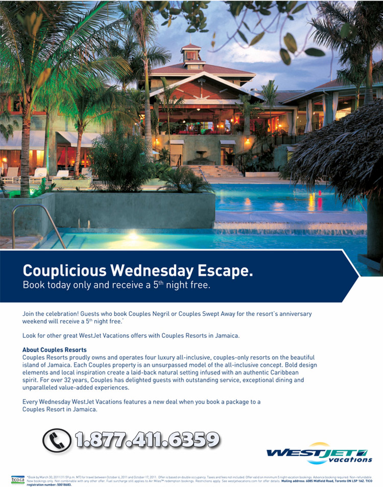 Couplicious Wednesday Escape Deals