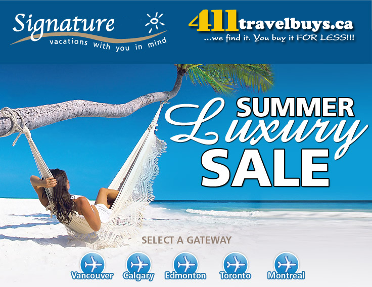 Signature Vacations Summer Luxury Deals