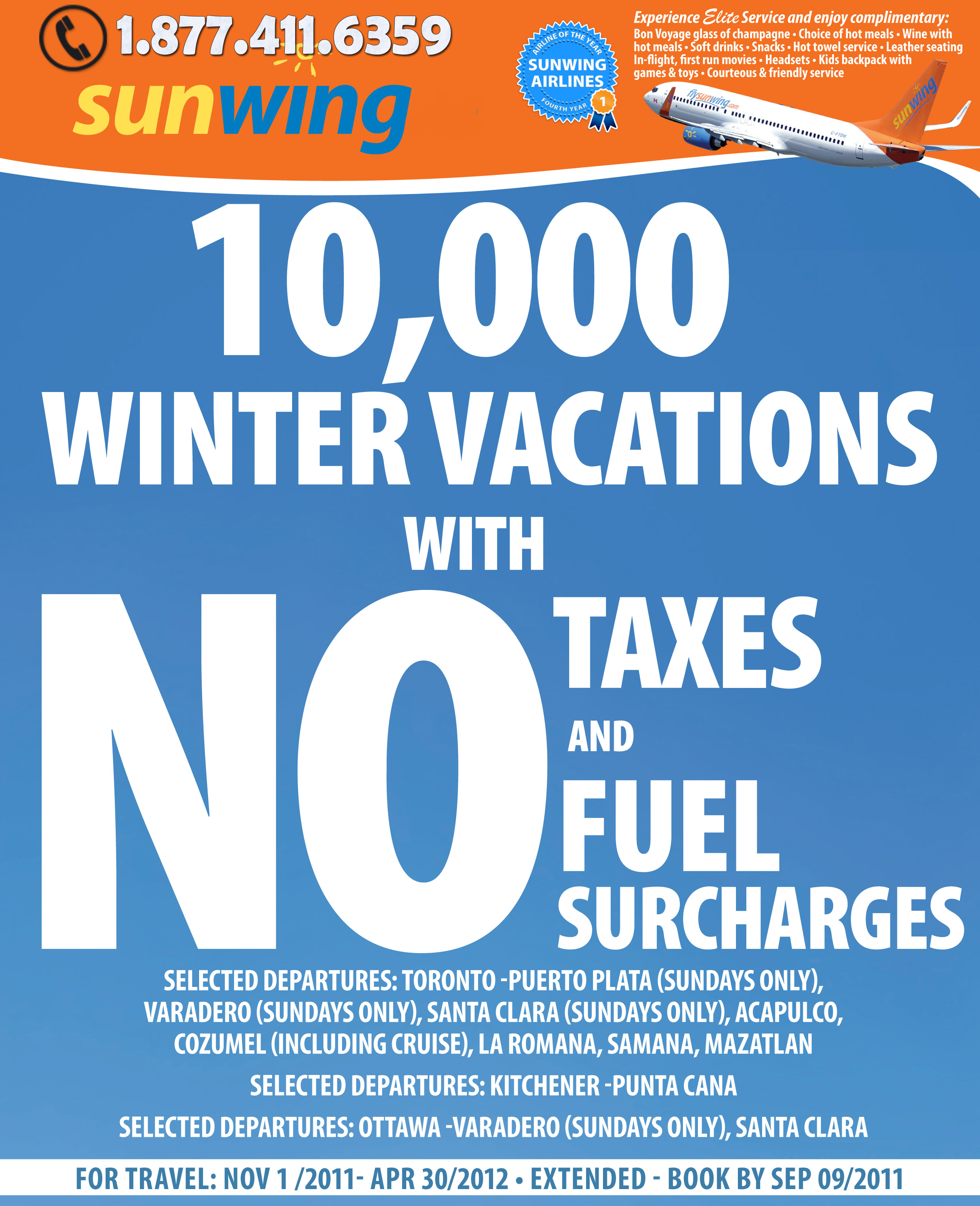 Sunwing Winter Deals on Sale Sunwing Specials - Winter Vacation deals to Dream Destinations