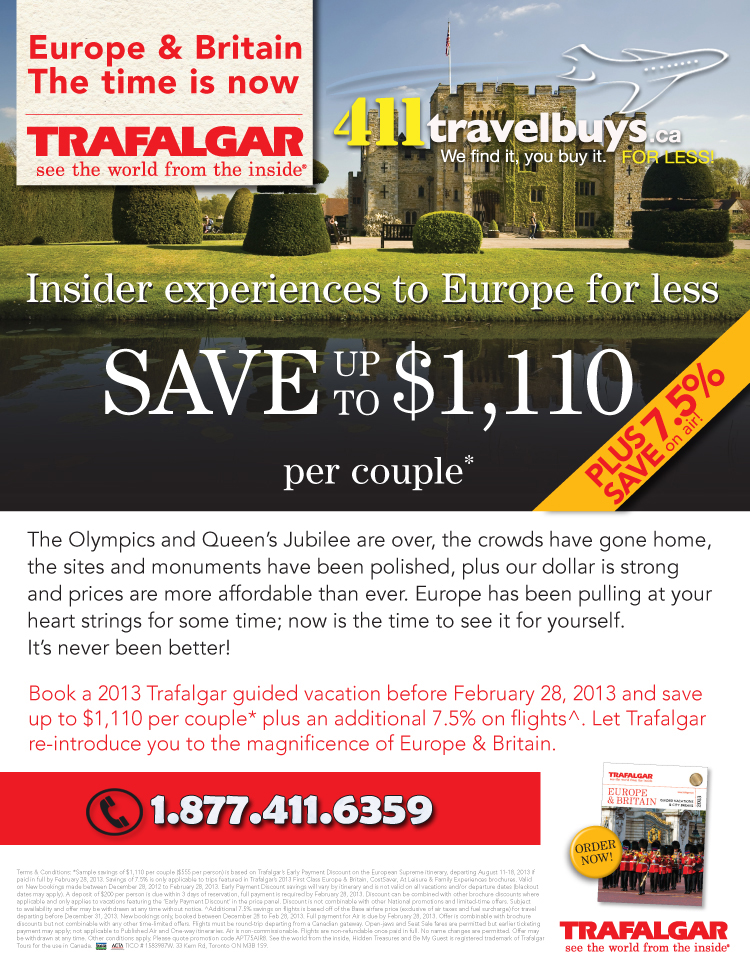 Trafalgar Europe For less Sale