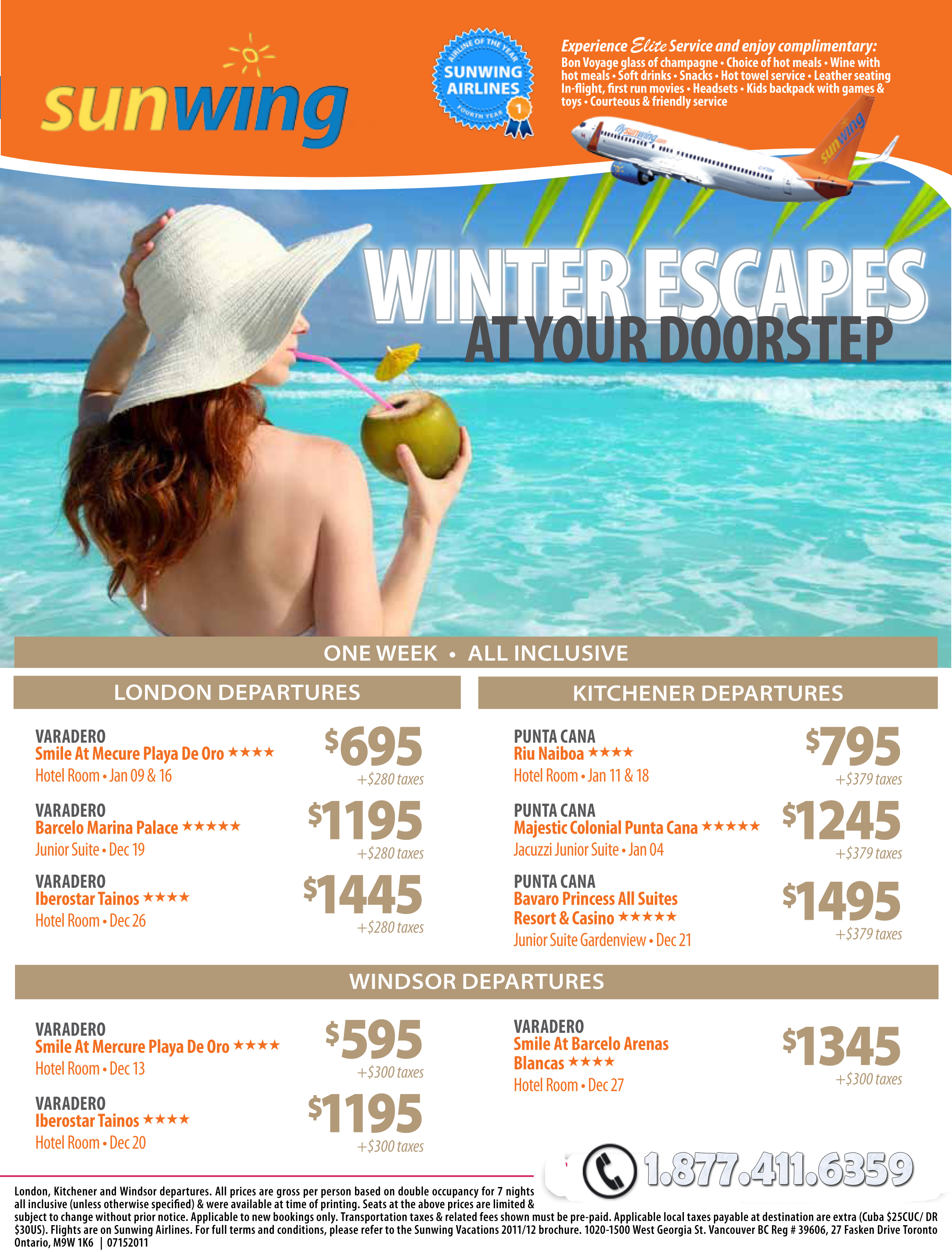 Sunwing Vacations | Winter Escapes with Sunwing Vacations | Winter