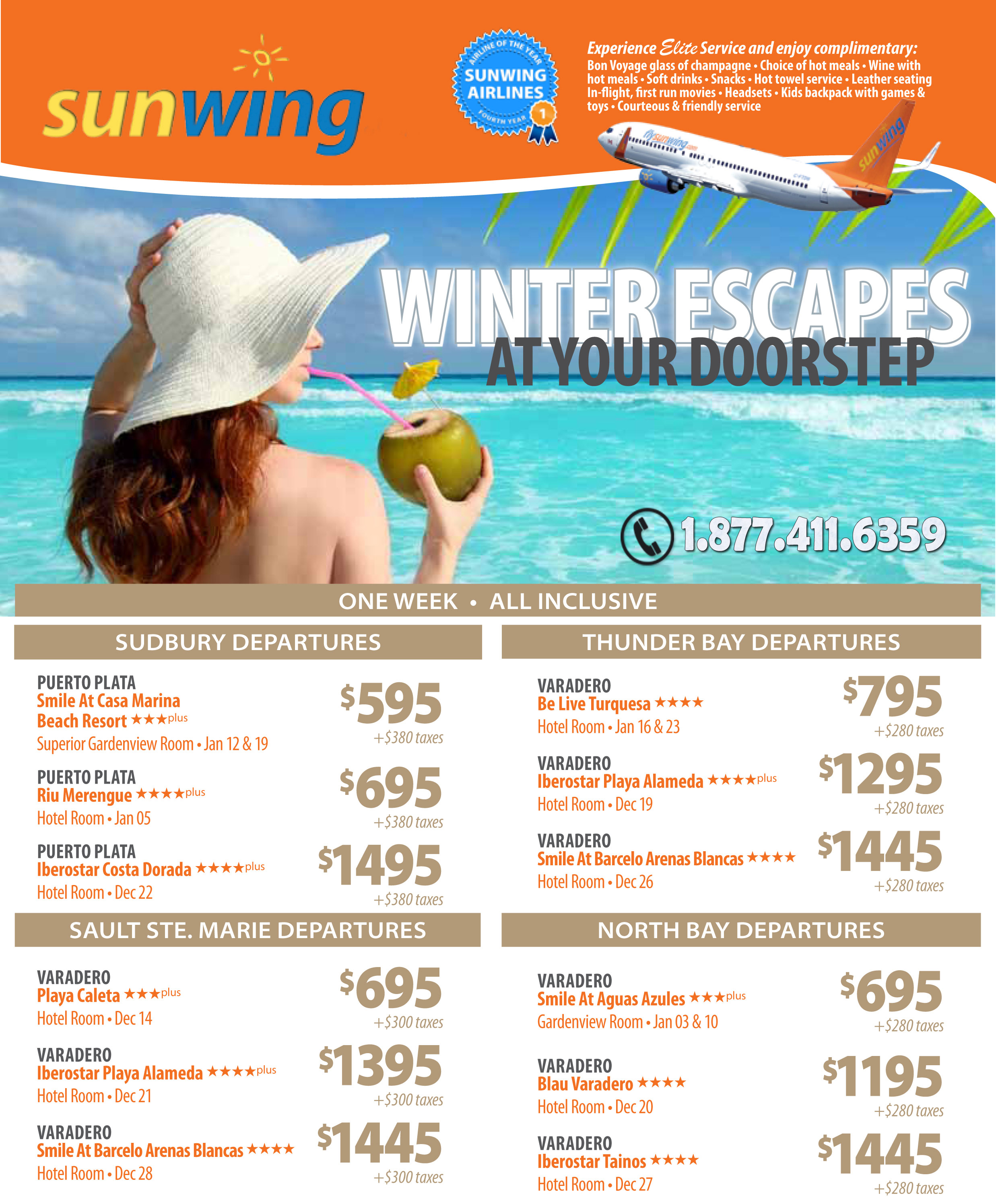 Sunwing Vacations | Winter Escapes with Sunwing Vacations | Winter